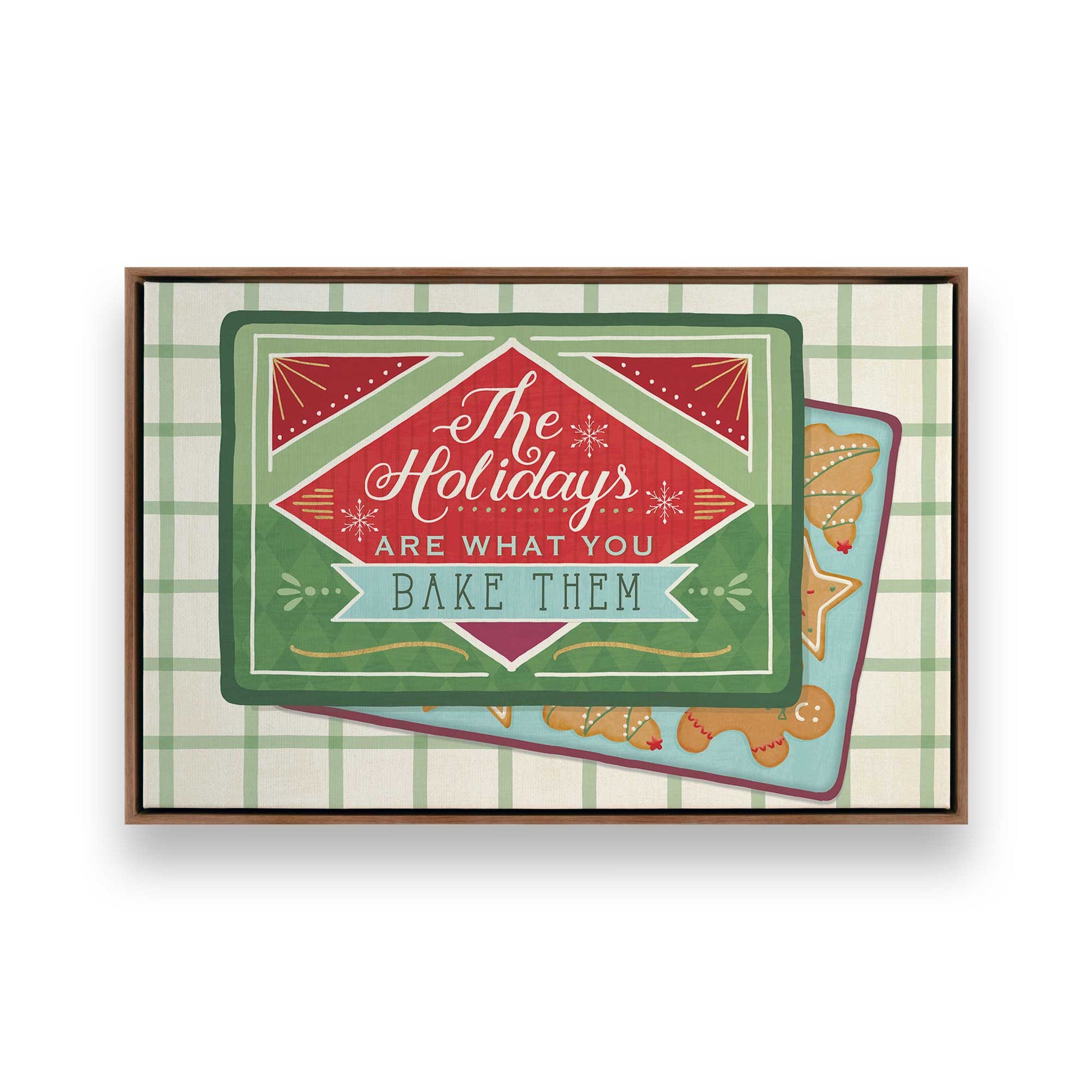 [Color:Walnut], Picture of art in a Walnut frame