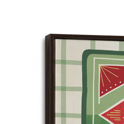 [Color:Espresso], Picture of art in a Espresso frame at an angle