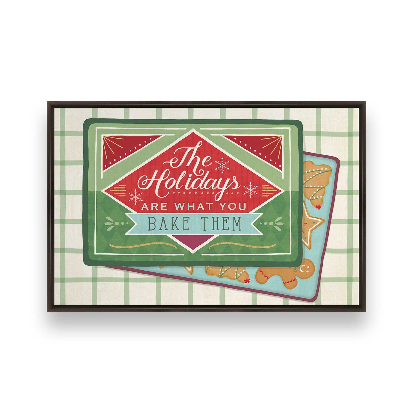 [Color:Espresso], Picture of art in an espresso frame