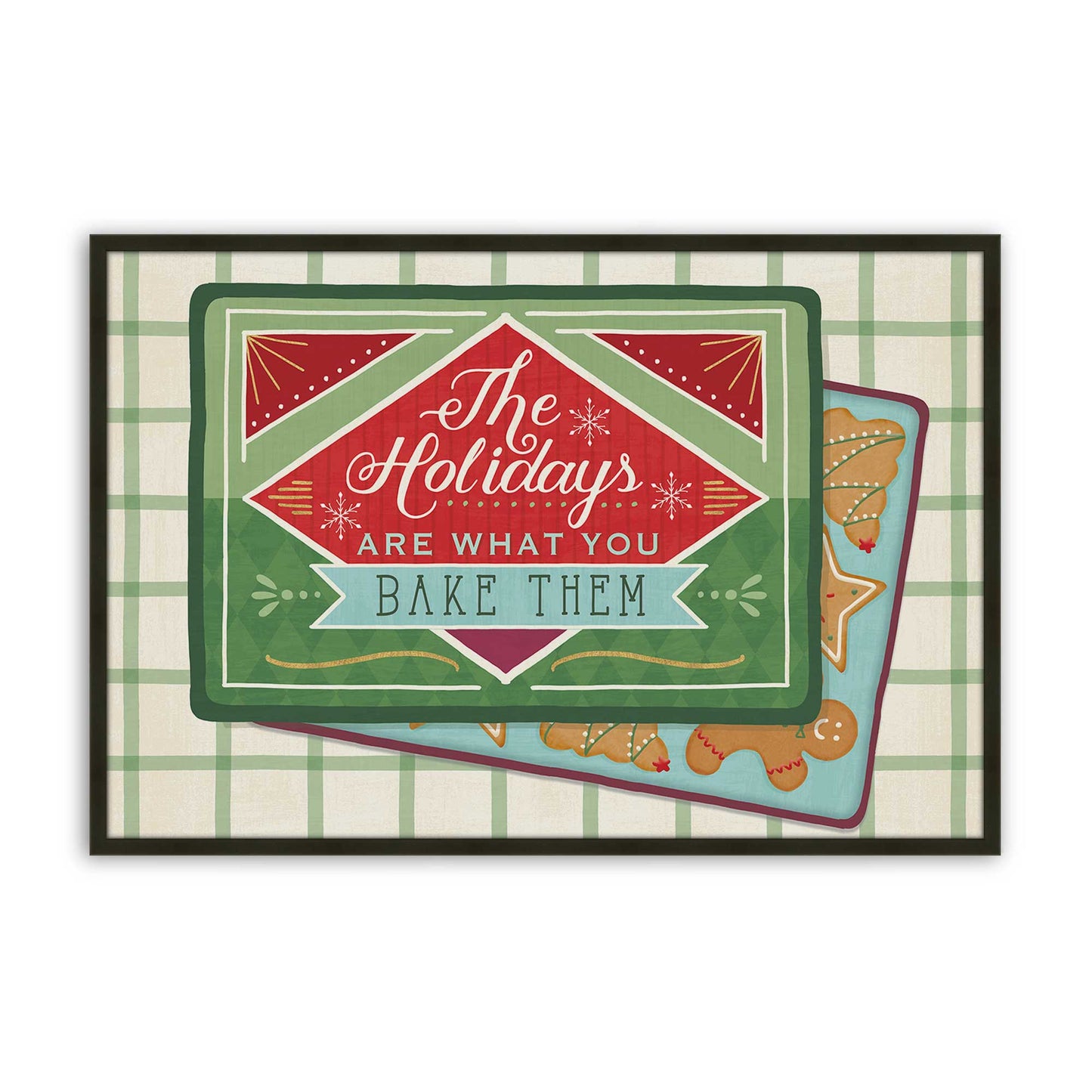 [Color:Satin Black], Picture of art in a Satin Black frame