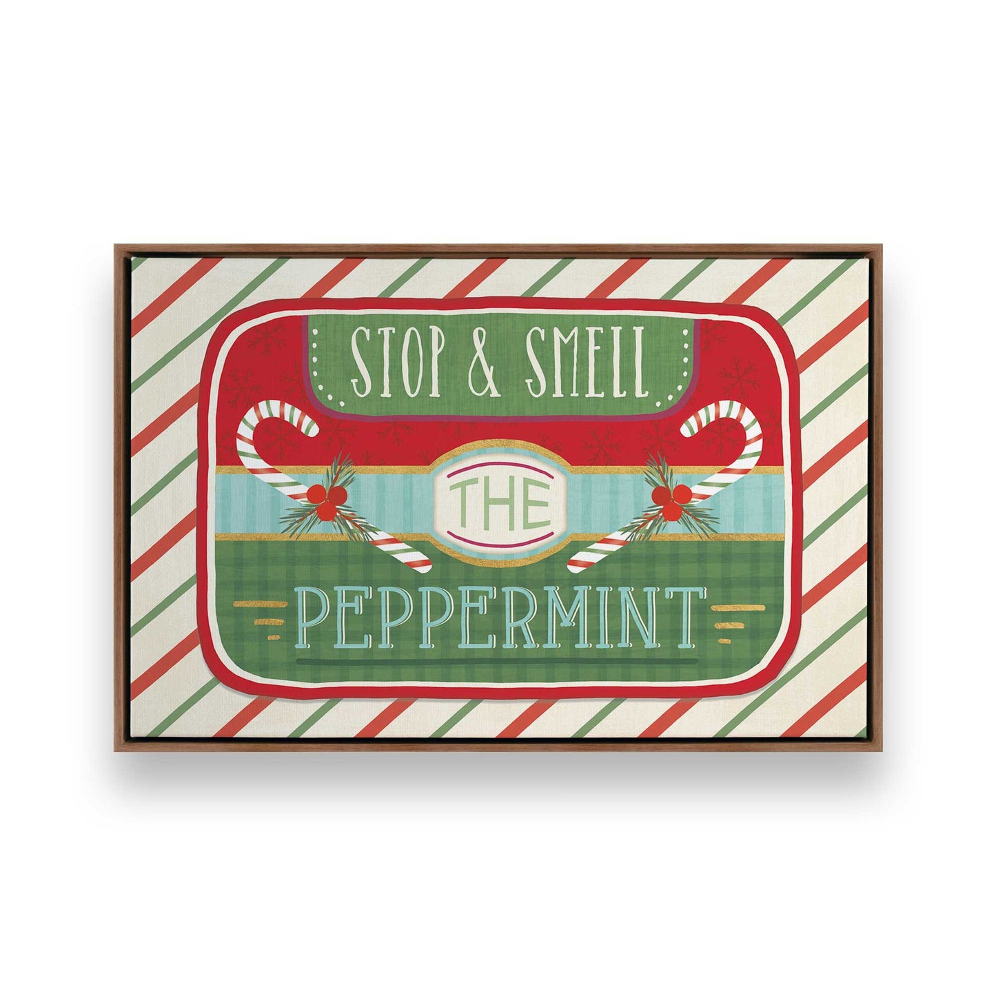 [Color:Walnut], Picture of art in a Walnut frame