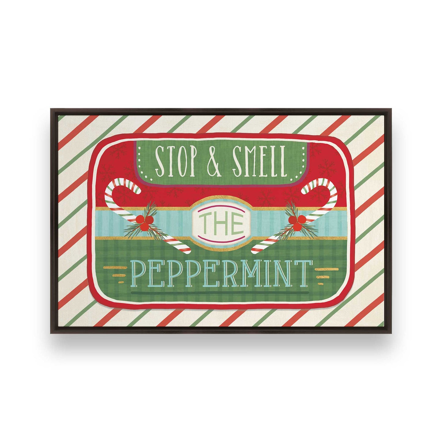 [Color:Espresso], Picture of art in an espresso frame