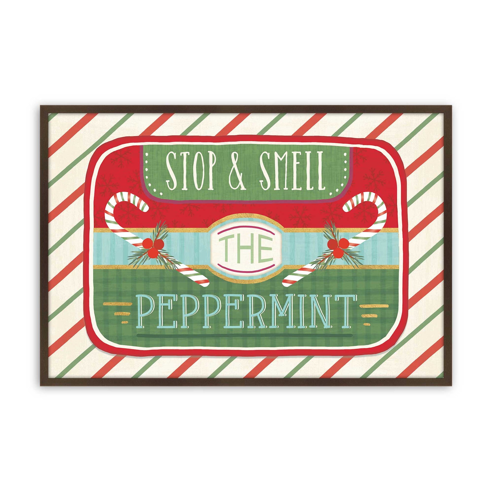 [Color:Belvinder Brown], Picture of art in a Belvinder Brown frame