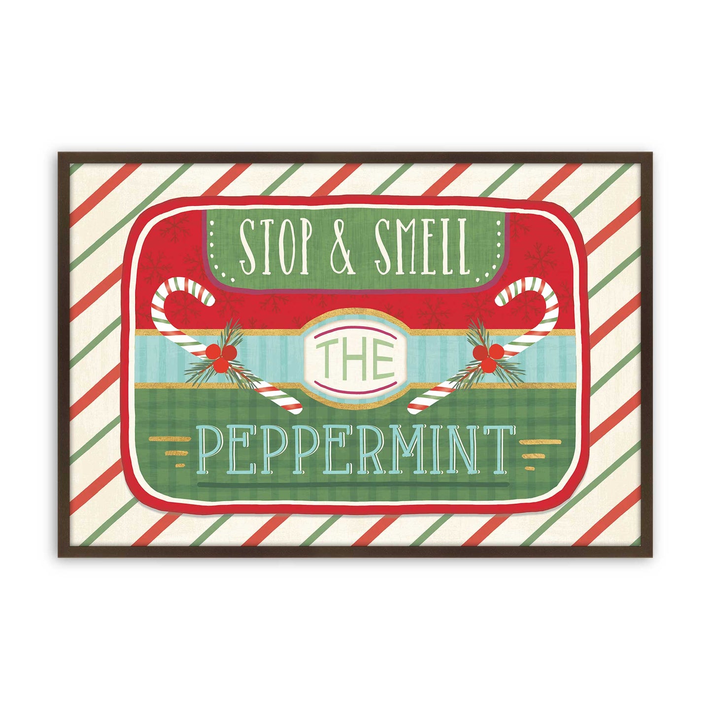 [Color:Belvinder Brown], Picture of art in a Belvinder Brown frame