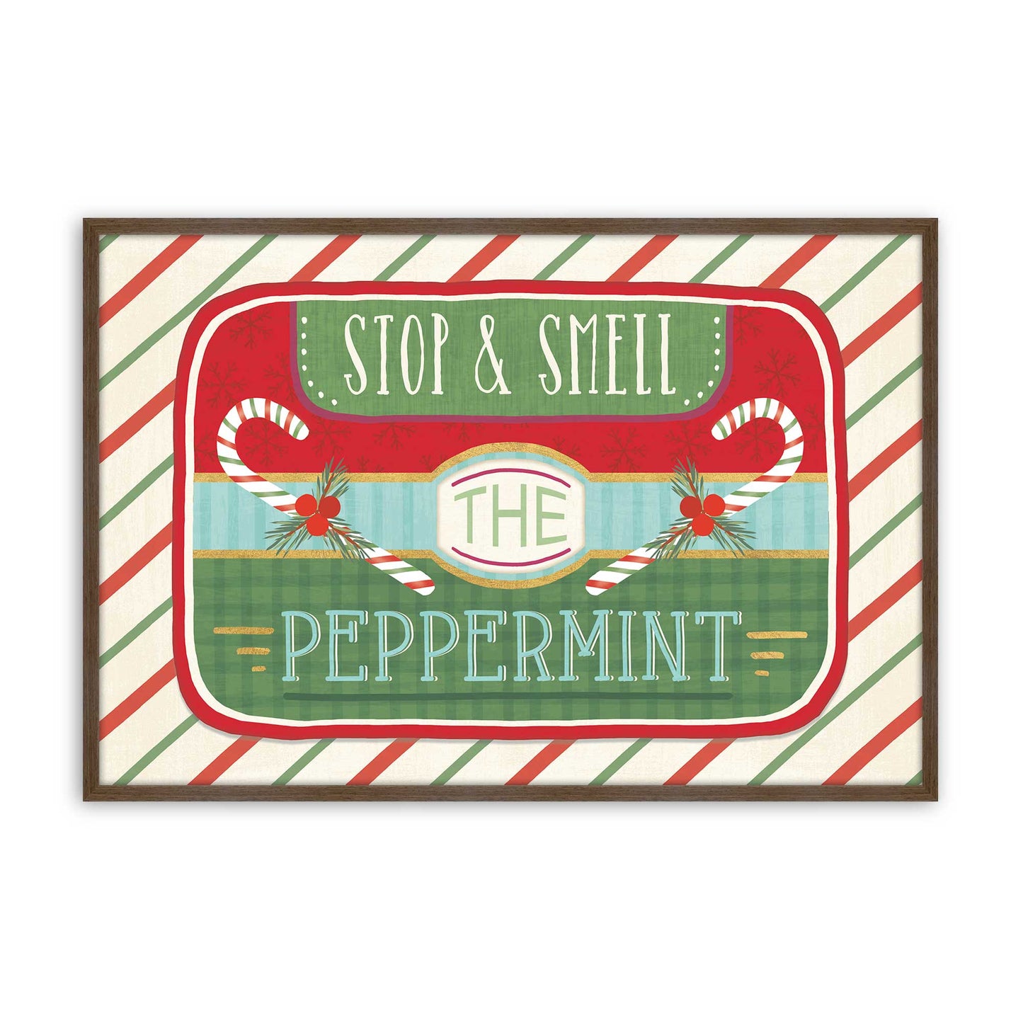 [Color:Walnut], Picture of art in a Walnut frame