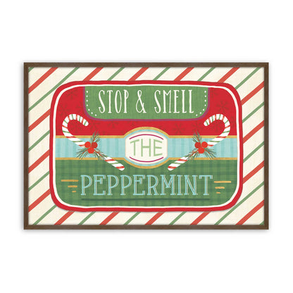 [Color:Walnut], Picture of art in a Walnut frame