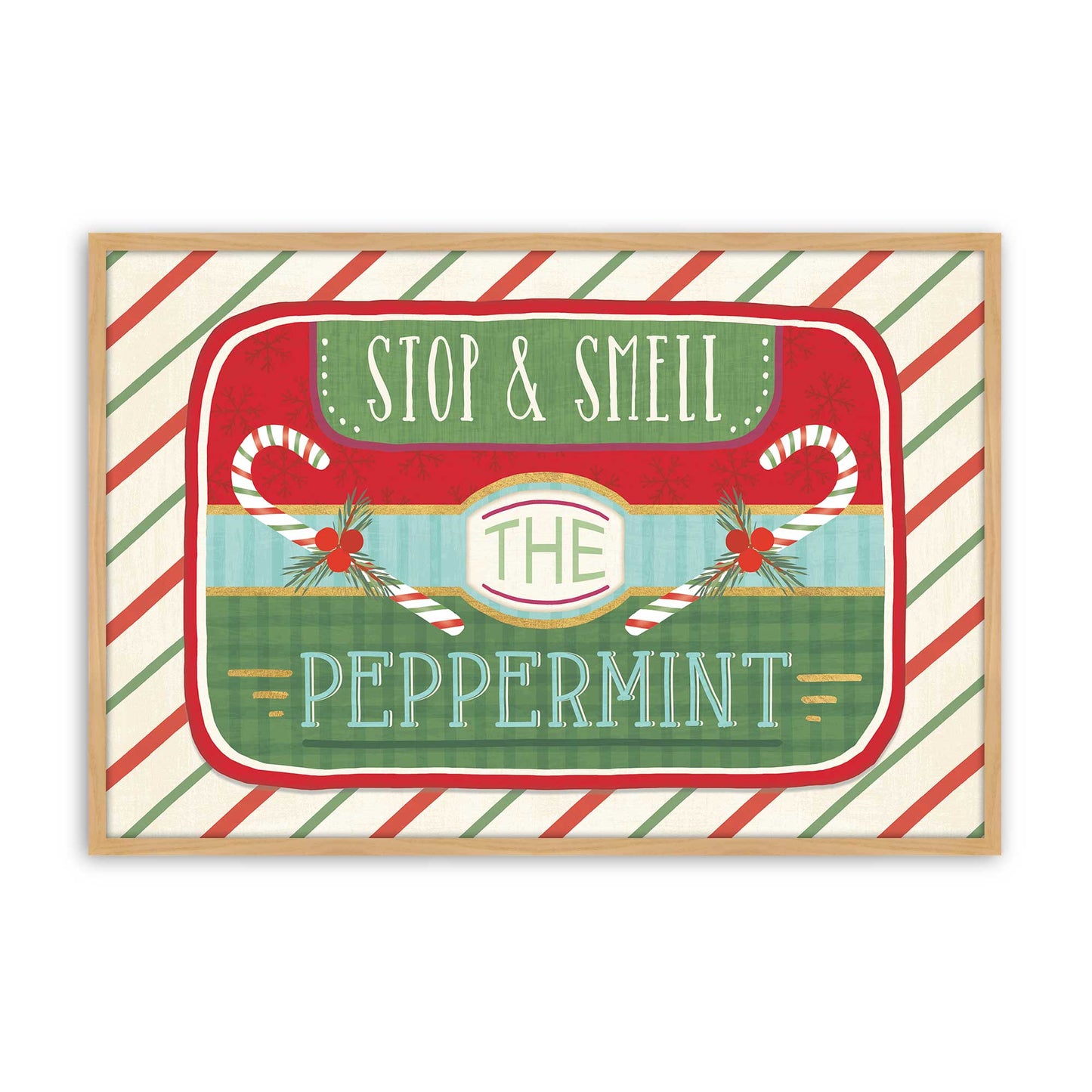 [Color:American Maple], Picture of art in a American Maple frame