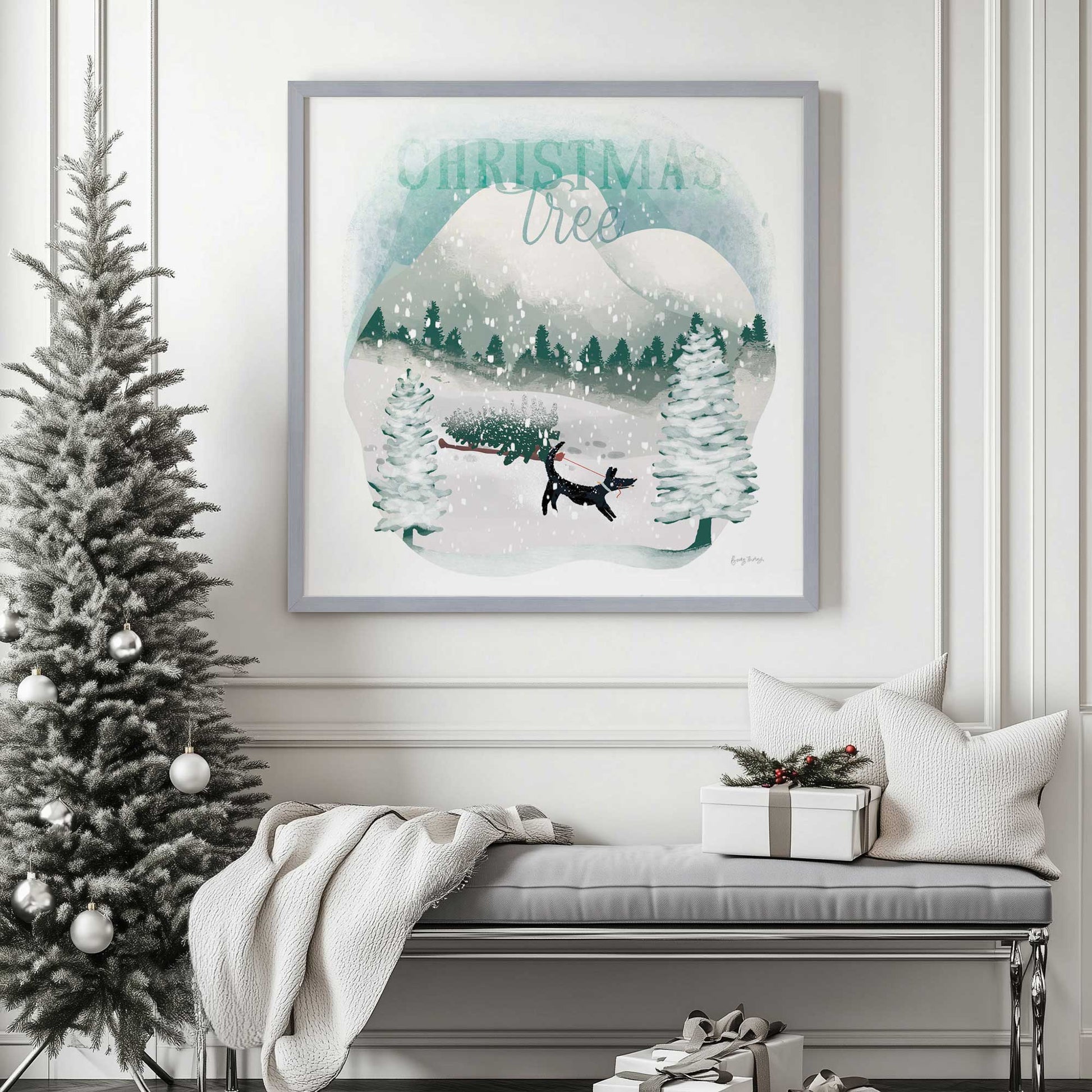 Picture of art in a room