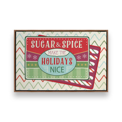 Sweet Holiday Vibes, Set of 4 Canvas Prints