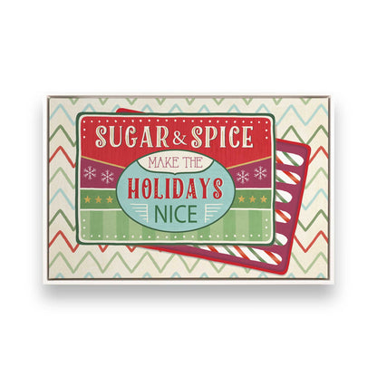 Sweet Holiday Vibes, Set of 4 Canvas Prints