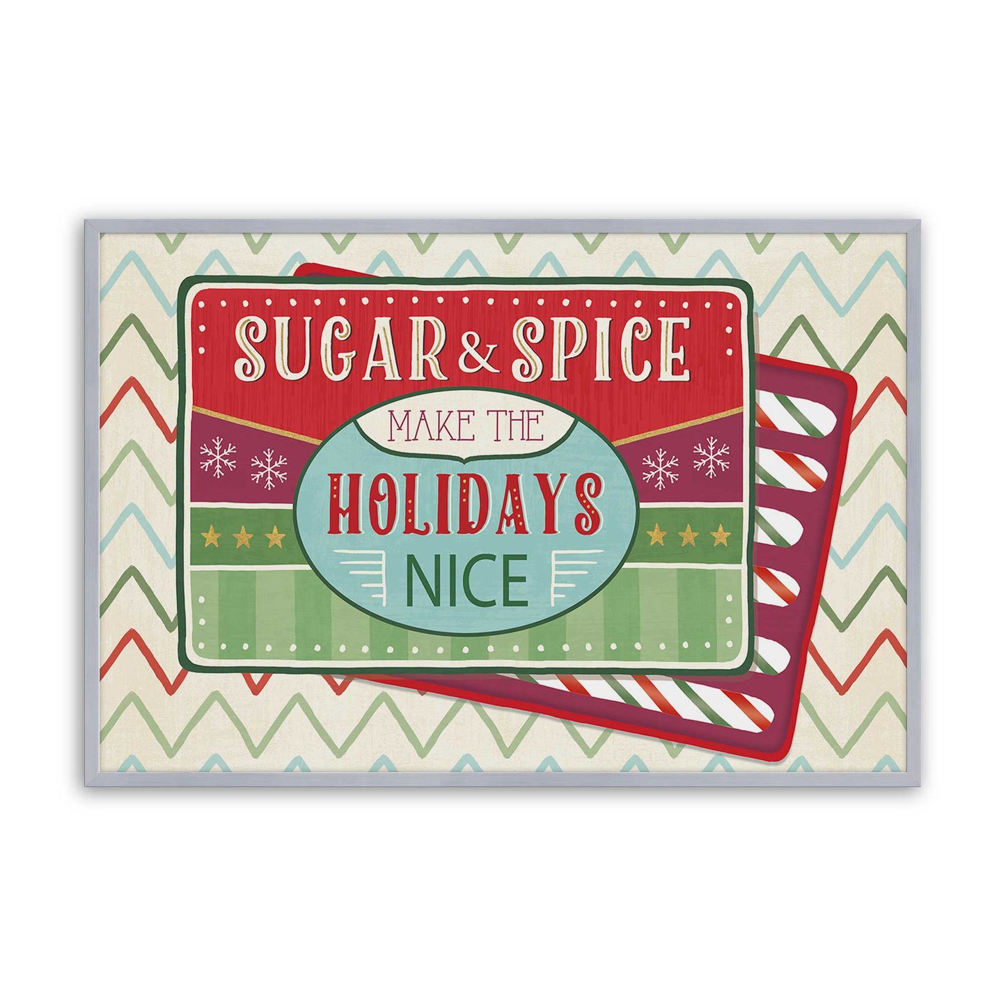 Sweet Holiday Vibes, Set of 4, Paper Art Prints