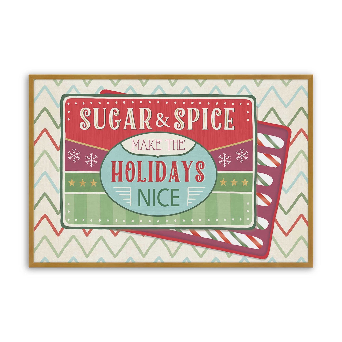 Sweet Holiday Vibes, Set of 4, Paper Art Prints