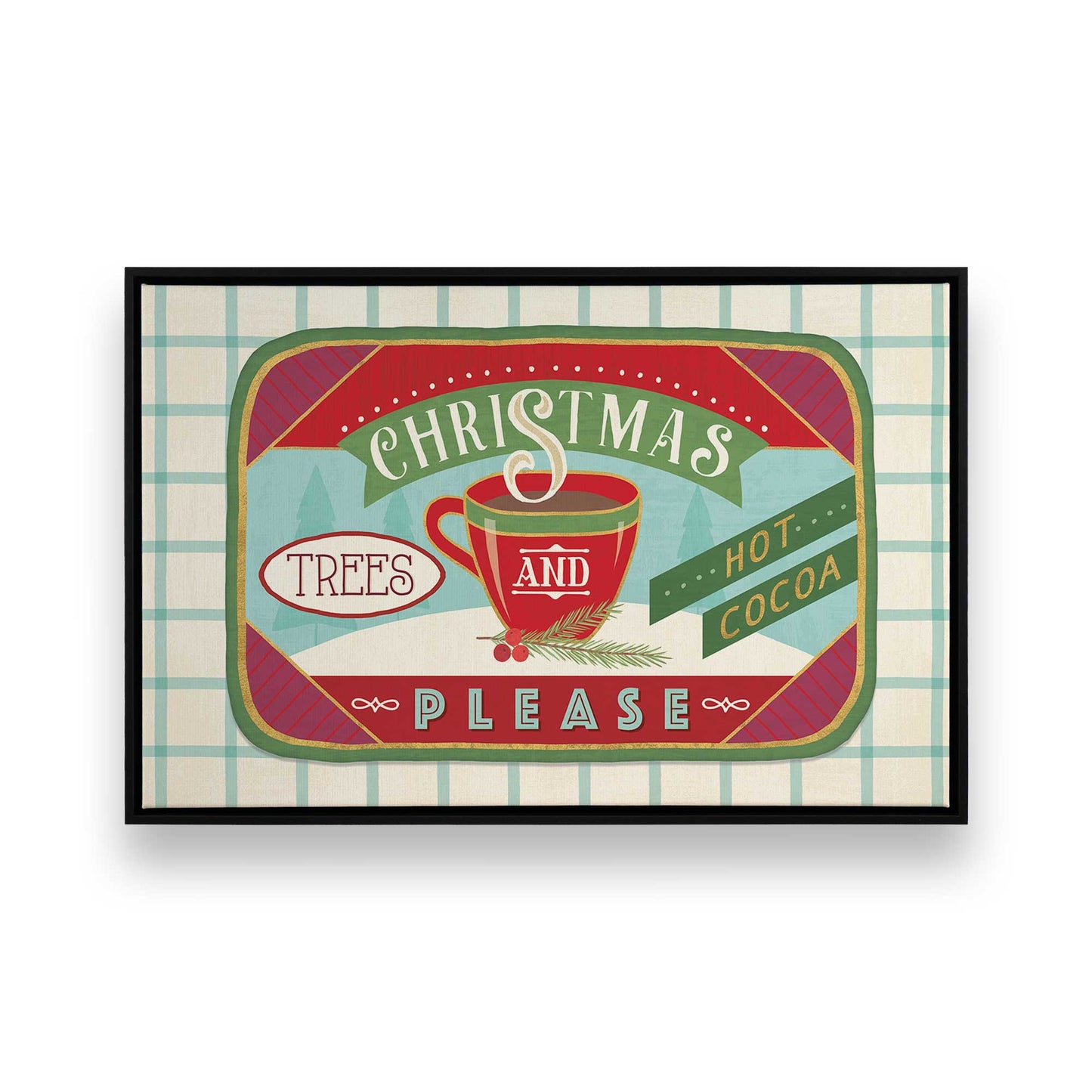 Sweet Holiday Vibes, Set of 4 Canvas Prints