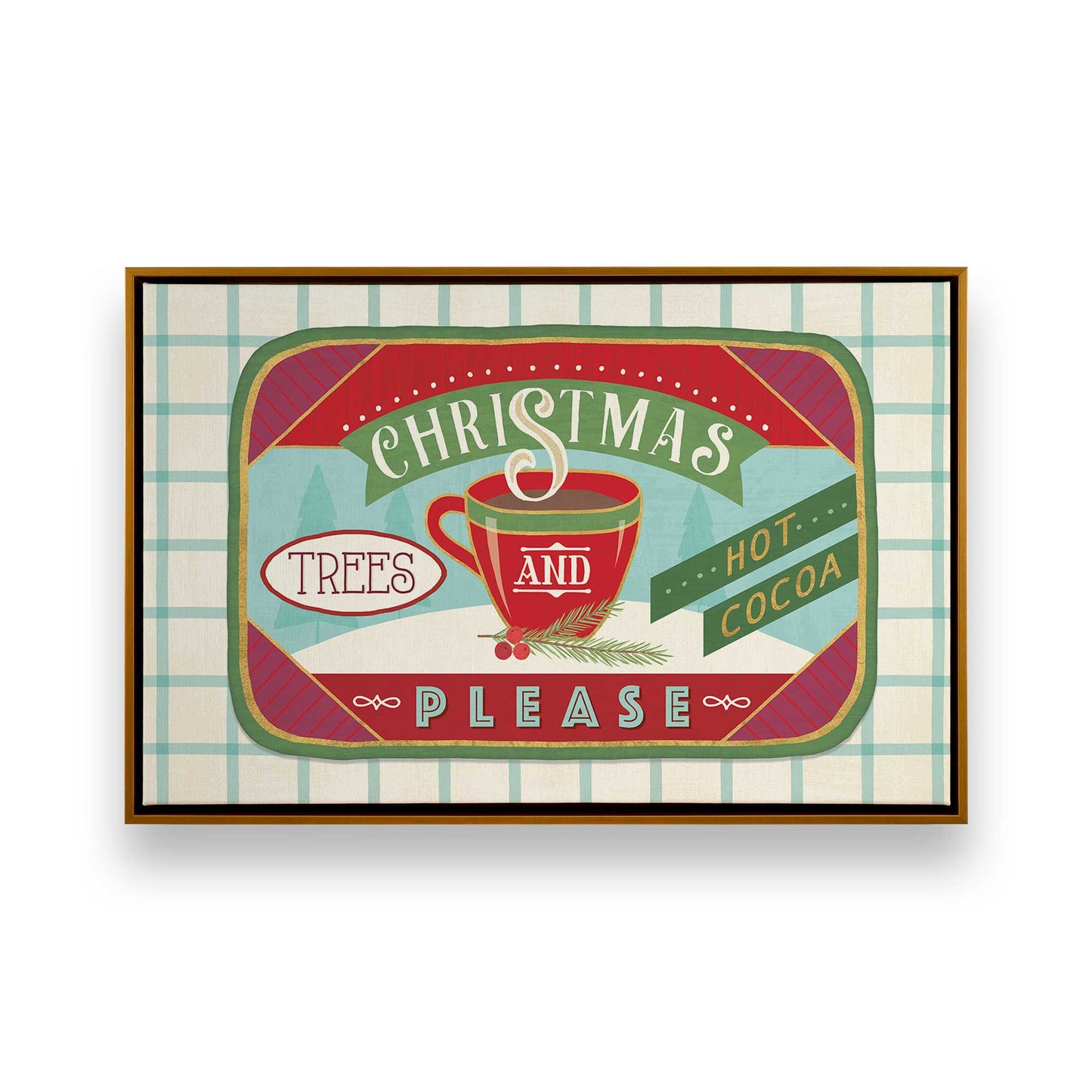 Sweet Holiday Vibes, Set of 4 Canvas Prints