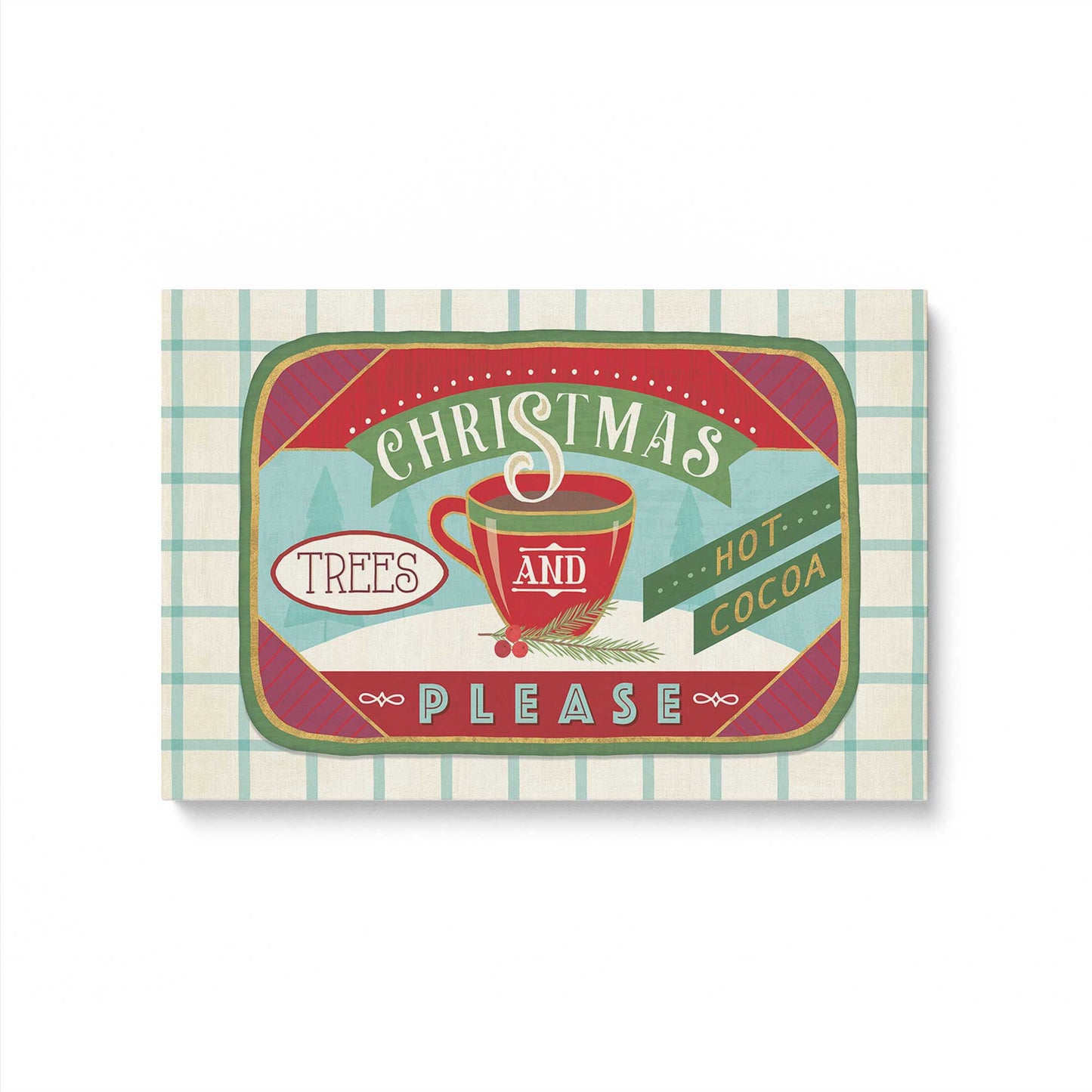 Sweet Holiday Vibes, Set of 4 Canvas Prints