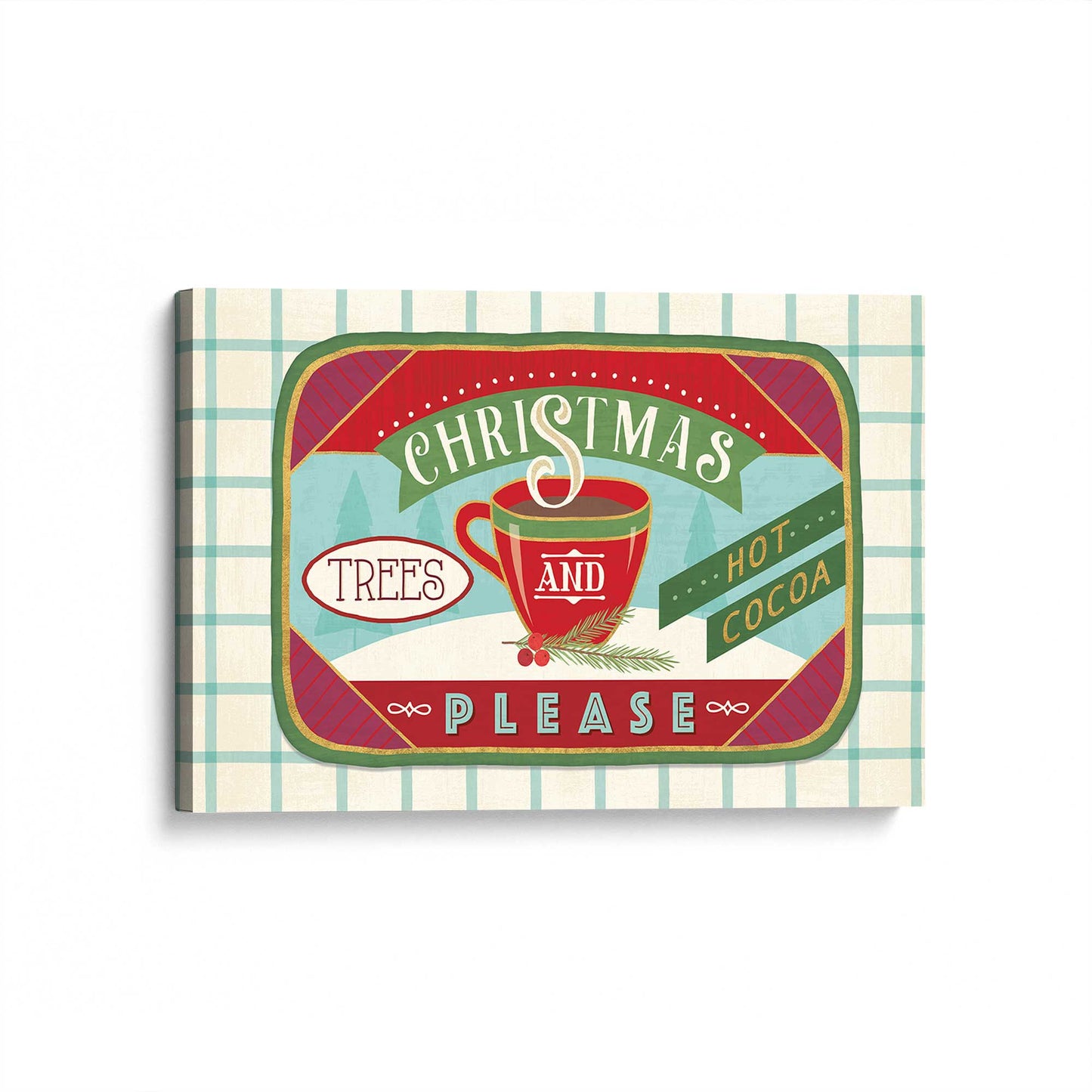 [Color:Stretched Canvas], Picture of art at an angle