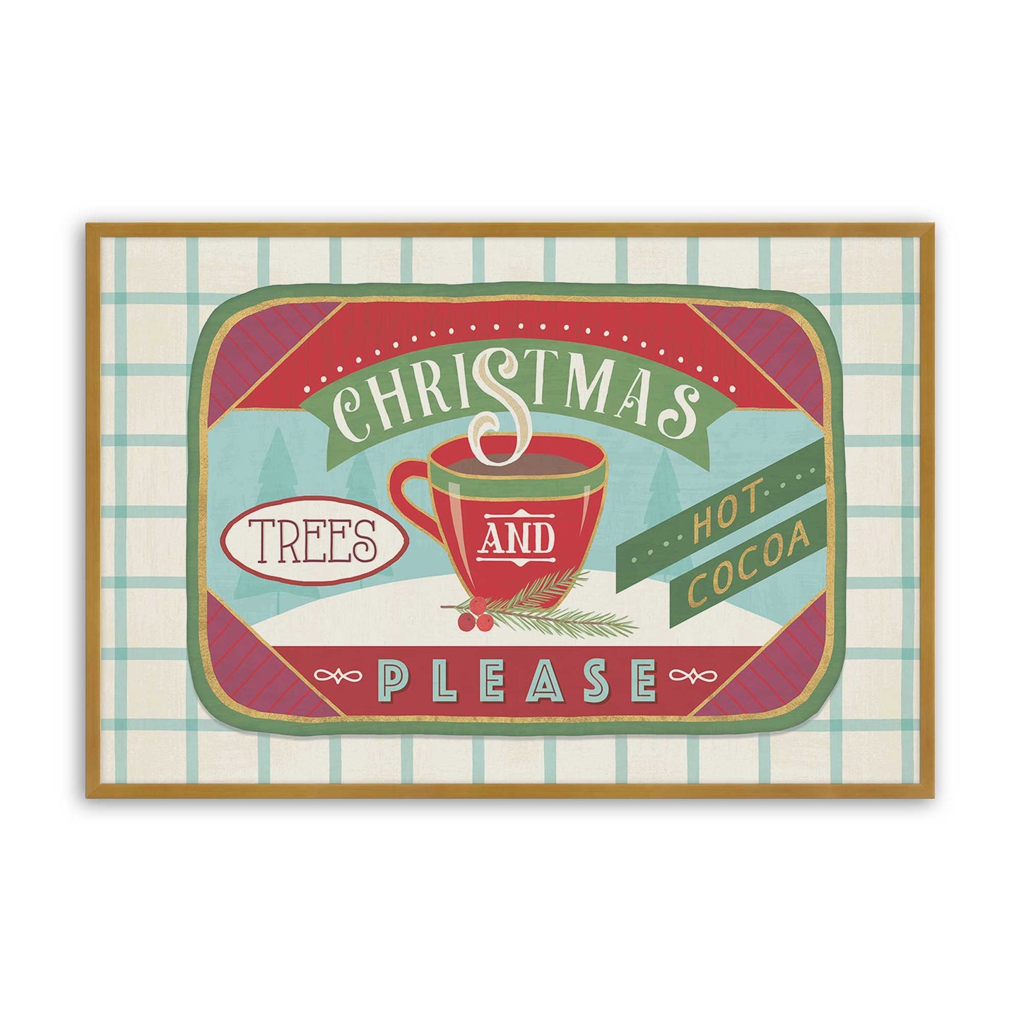 Sweet Holiday Vibes, Set of 4, Paper Art Prints