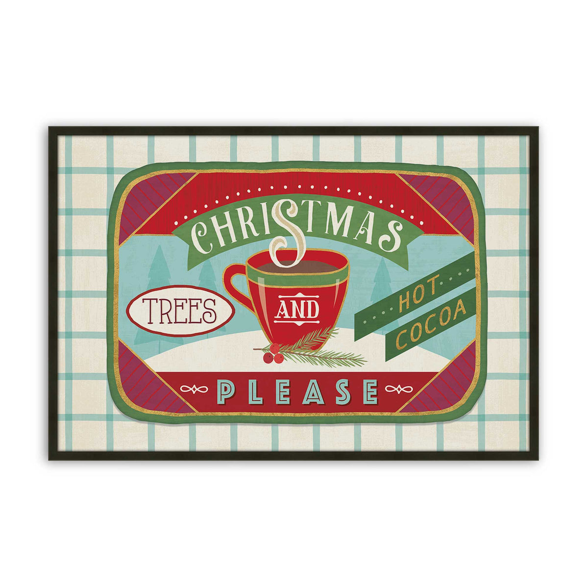 Sweet Holiday Vibes, Set of 4, Paper Art Prints