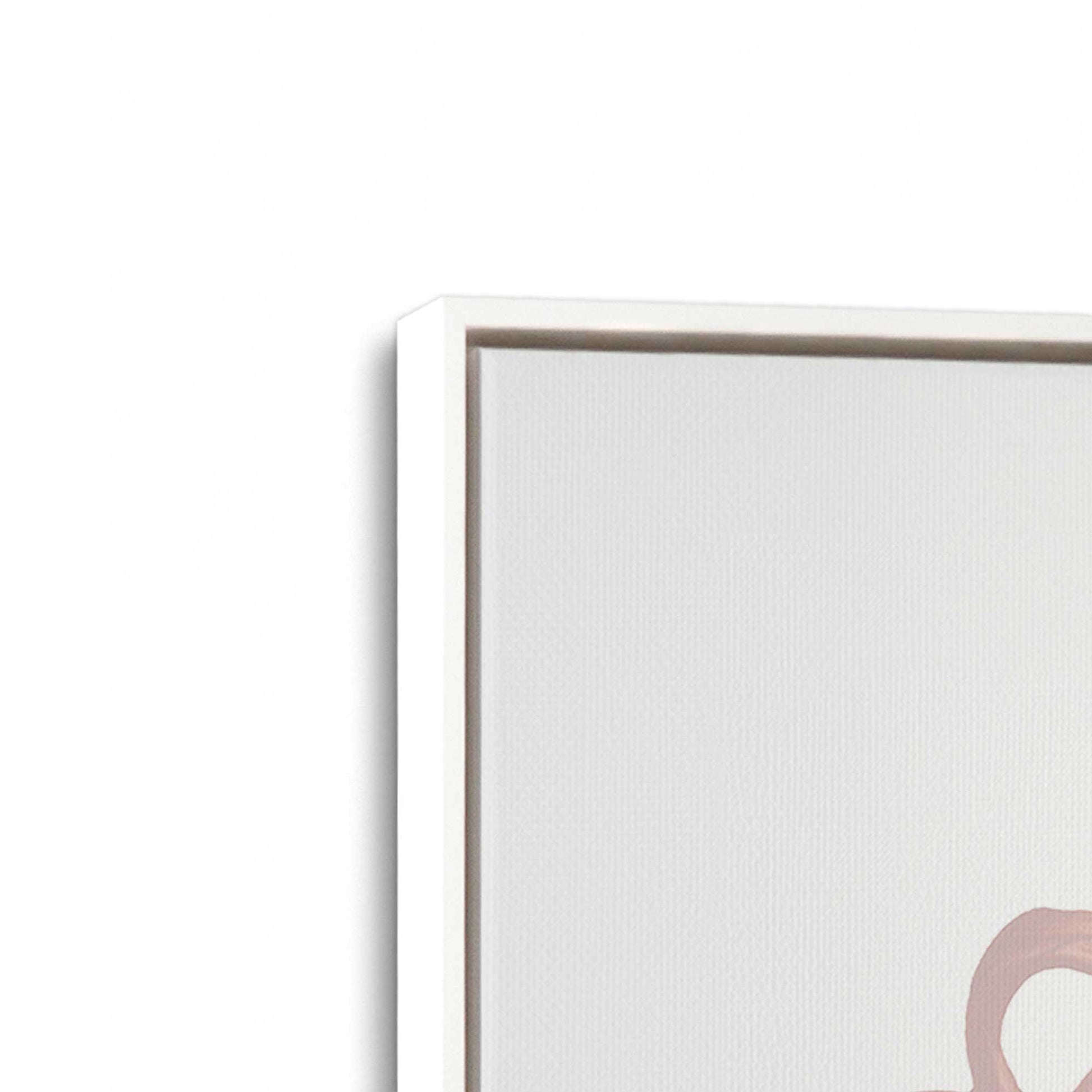 [Color:Opaque White], Picture of art in a White frame at an angle