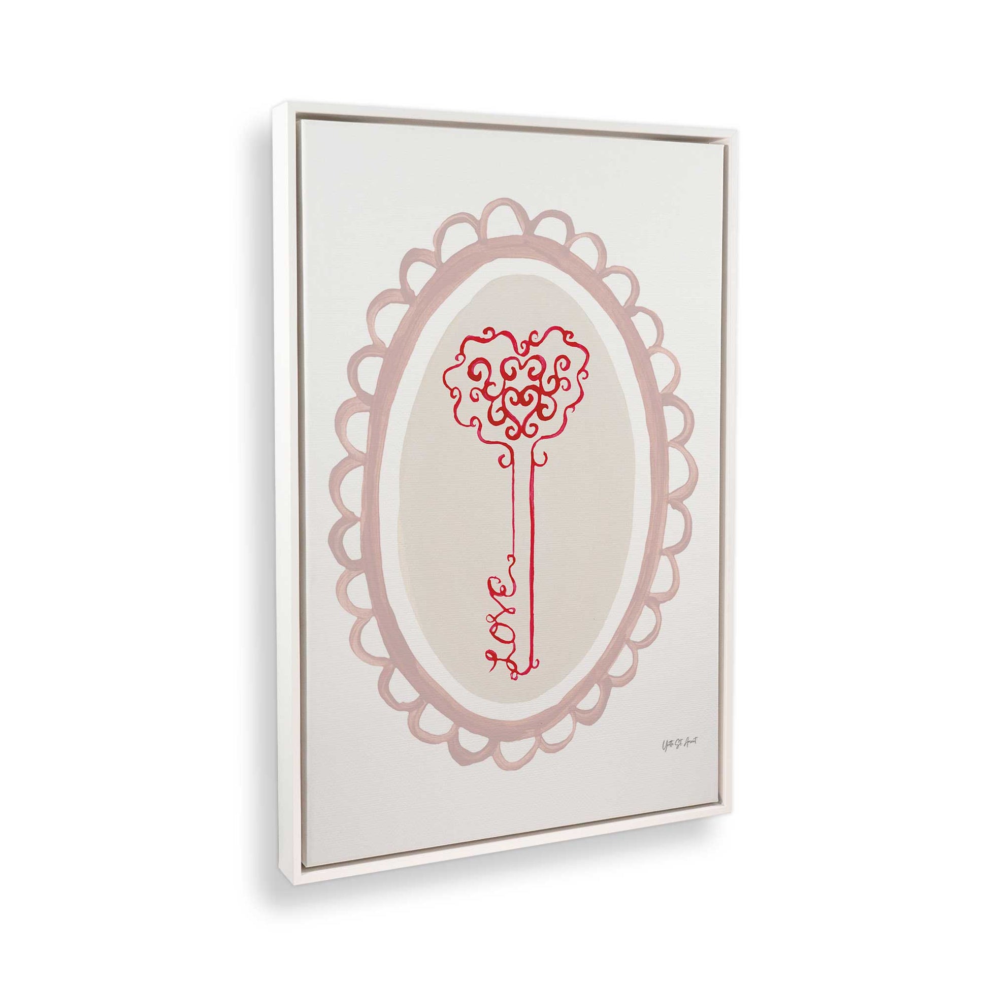 [Color:Opaque White], Picture of the corner of the art