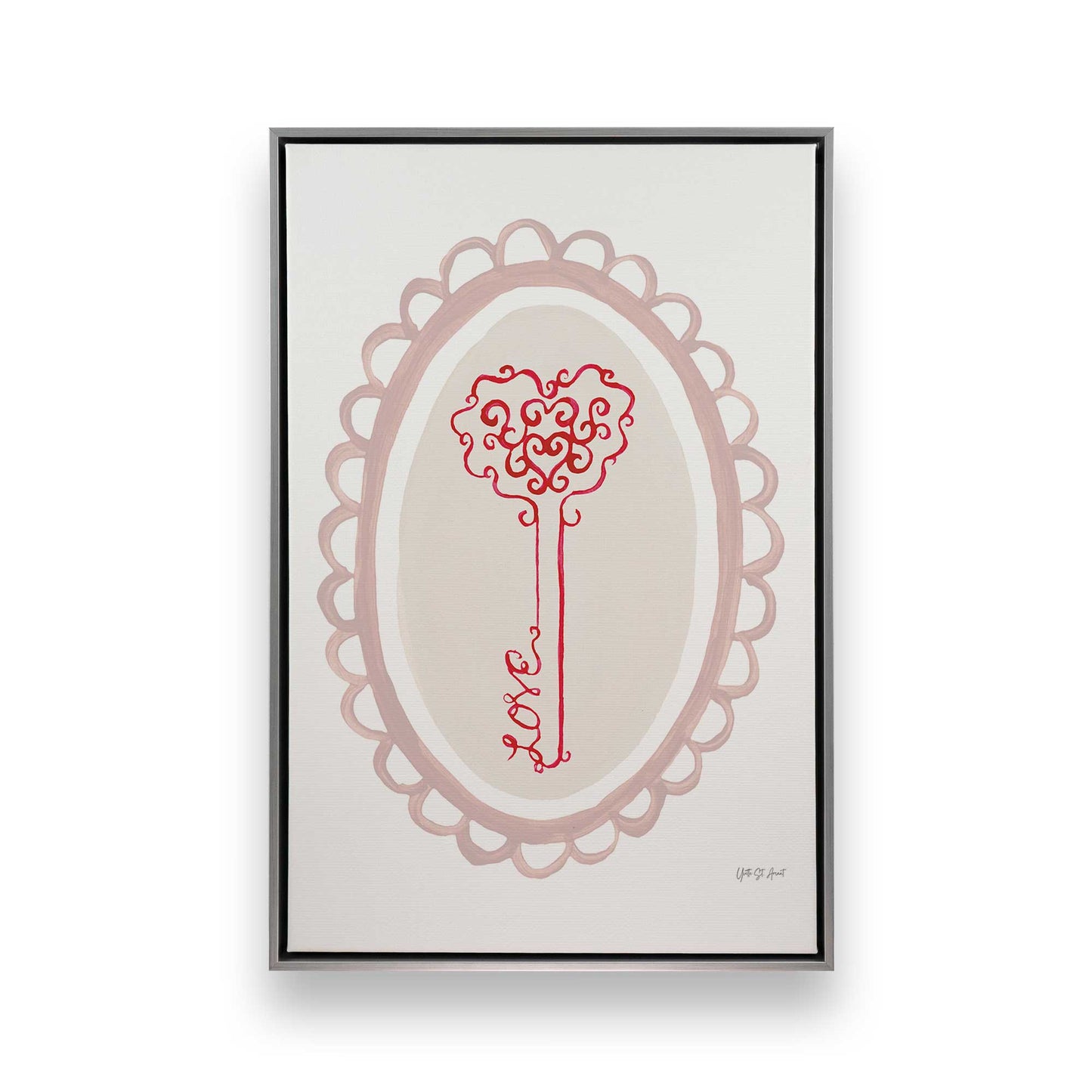 [Color:Polished Chrome], Picture of art in a Polished Chrome frame