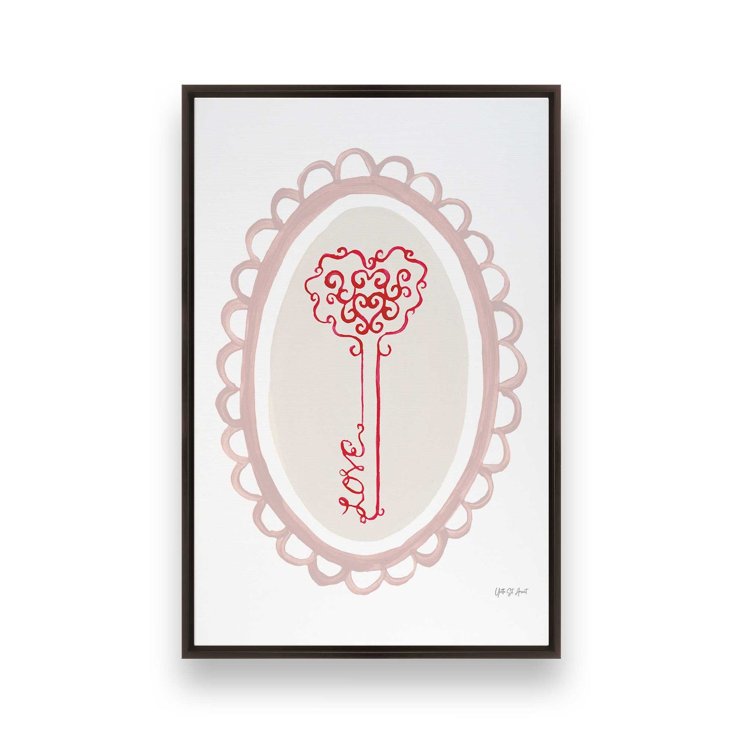 [Color:Espresso], Picture of art in a Espresso frame