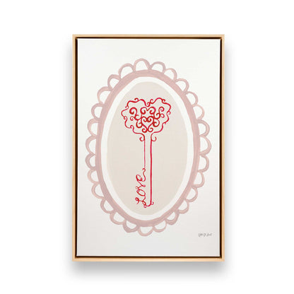 [Color:American Maple], Picture of art in a American Maple frame