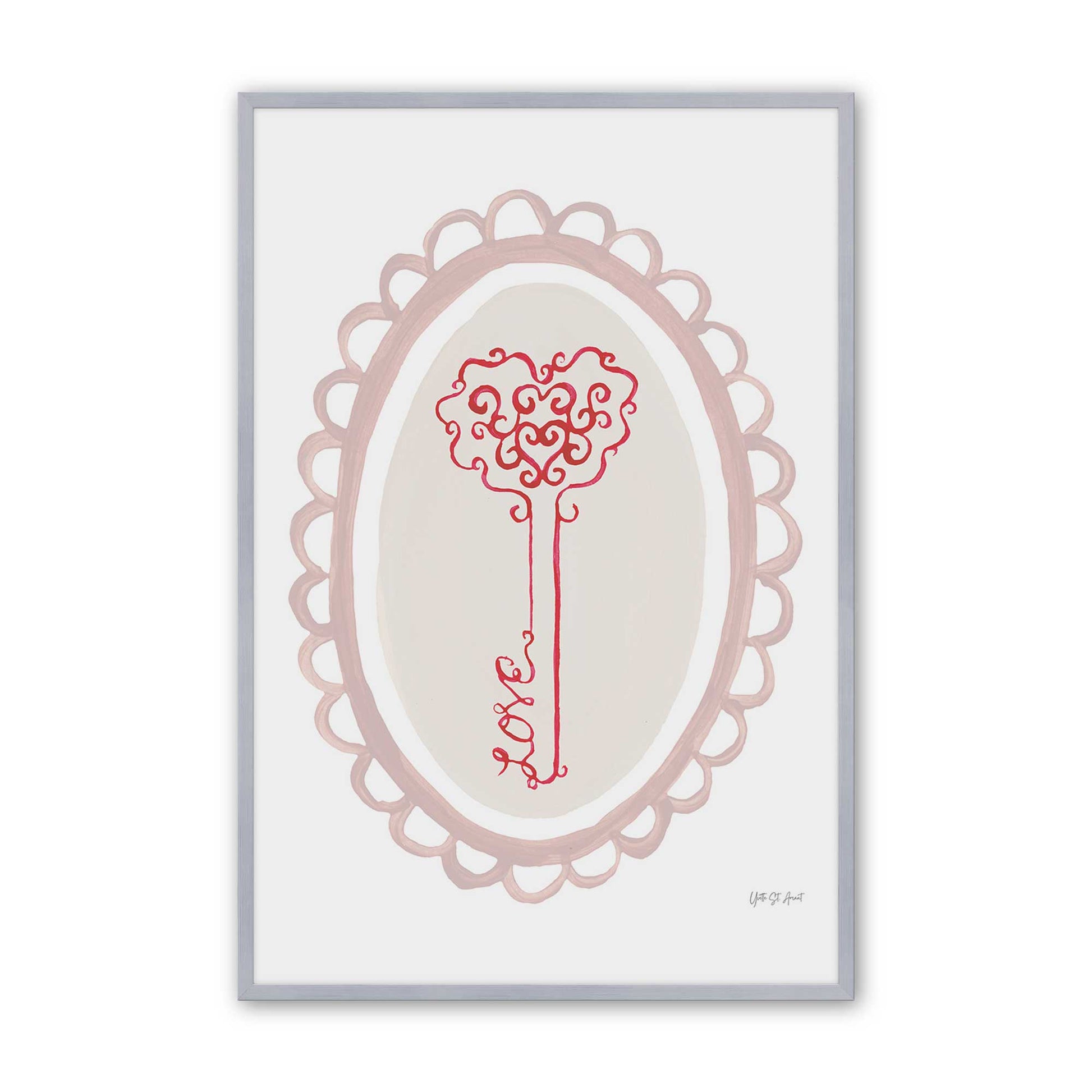 [Color:Polished Chrome], Picture of art in a Polished Chrome frame