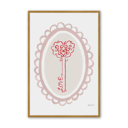 [Color:Polished Gold], Picture of art in a Polished Gold frame