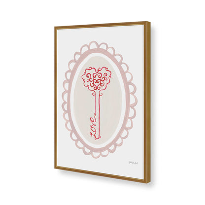 [Color:Polished Gold], Picture of art in a Polished Gold frame of the corner