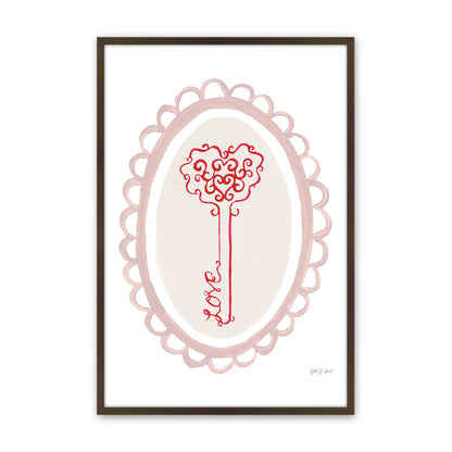 [Color:Belvinder Brown], Picture of art in a Belvinder Brown frame