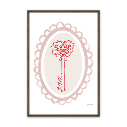 [Color:Walnut], Picture of art in a Walnut frame