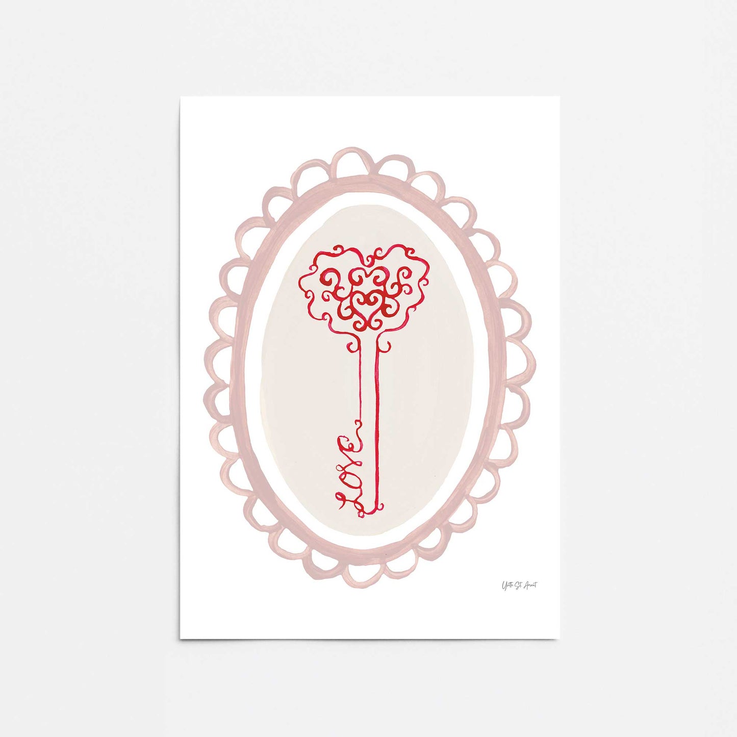 [Color:Rolled Print], Picture of close up of art