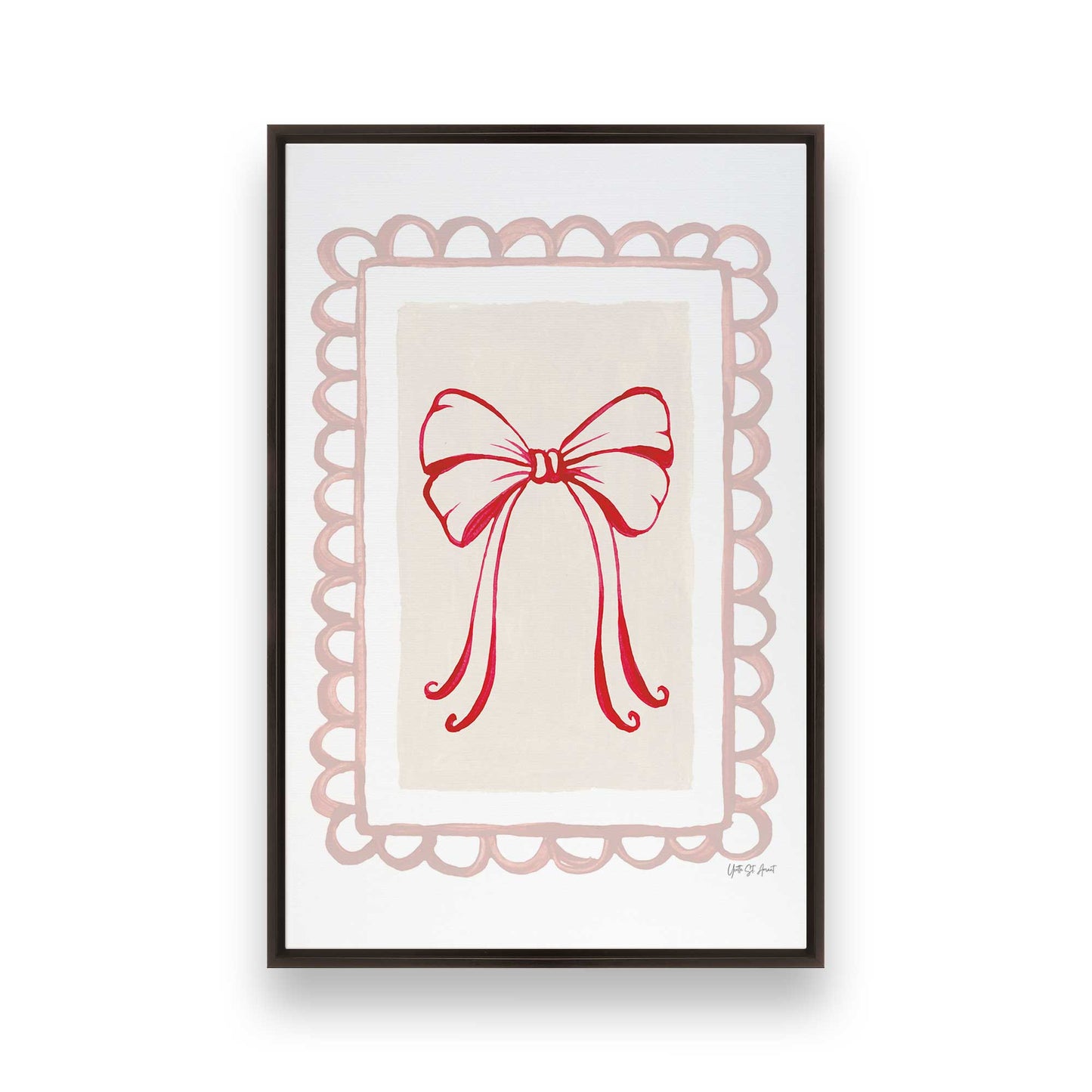 [Color:Espresso], Picture of art in a Espresso frame