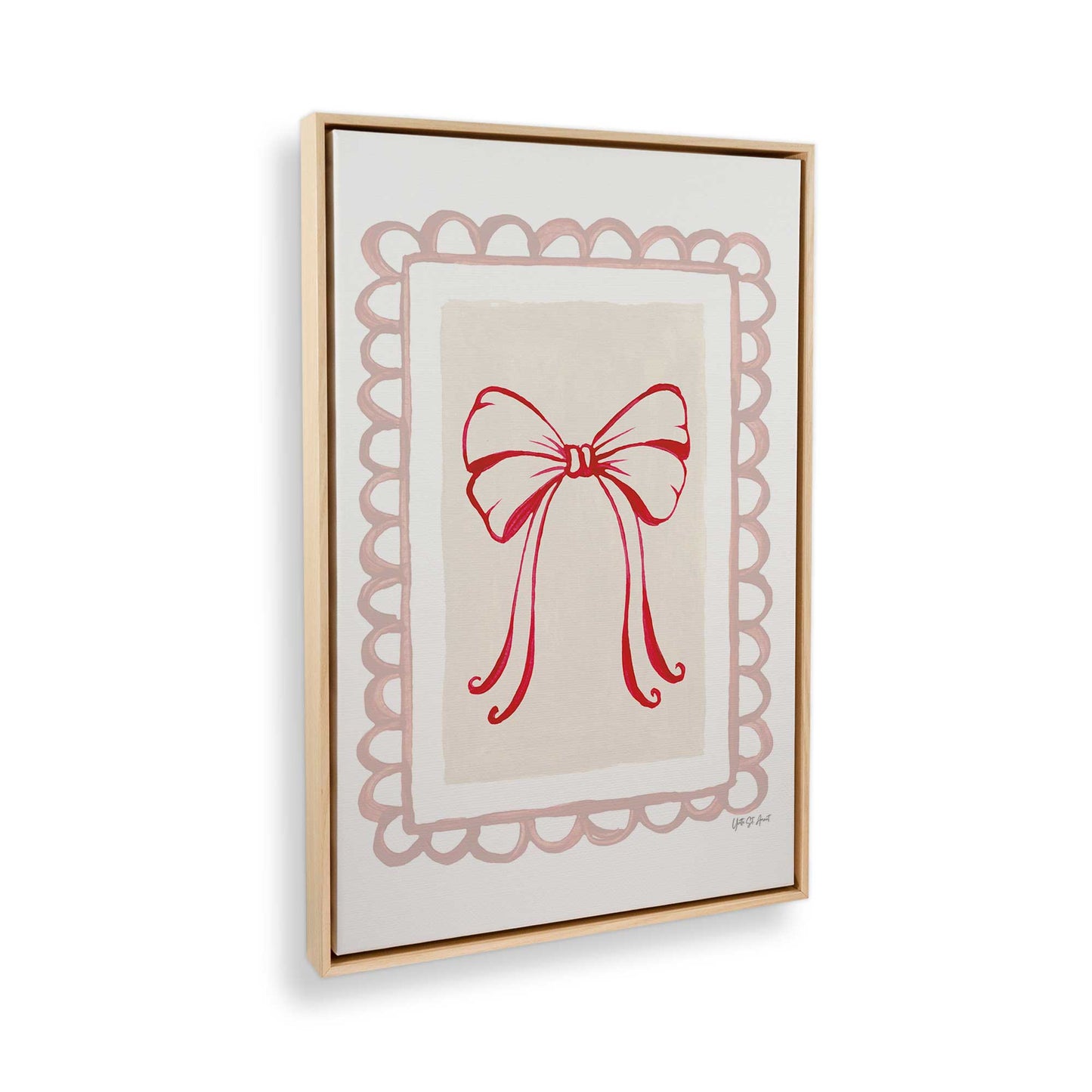 [Color:American Maple], Picture of the corner of the art