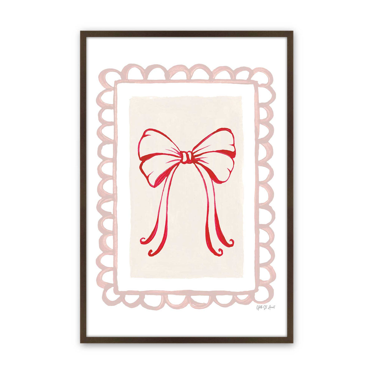 [Color:Belvinder Brown], Picture of art in a Belvinder Brown frame