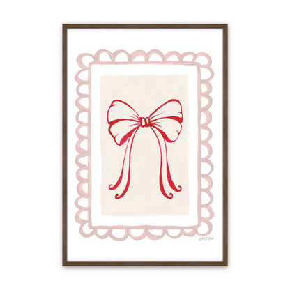 [Color:Walnut], Picture of art in a Walnut frame