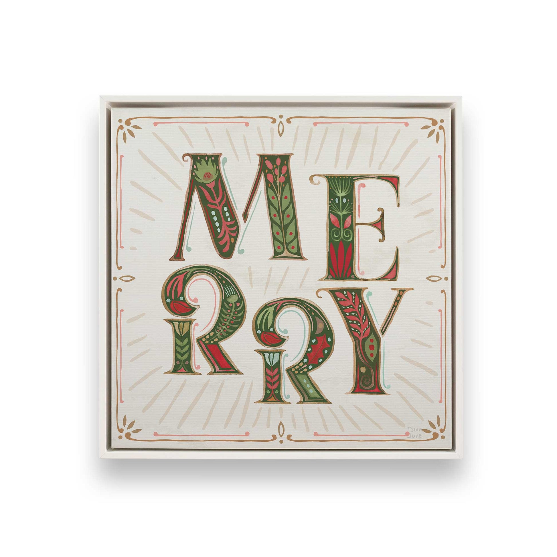 [Color:Opaque White], Picture of art in a White frame