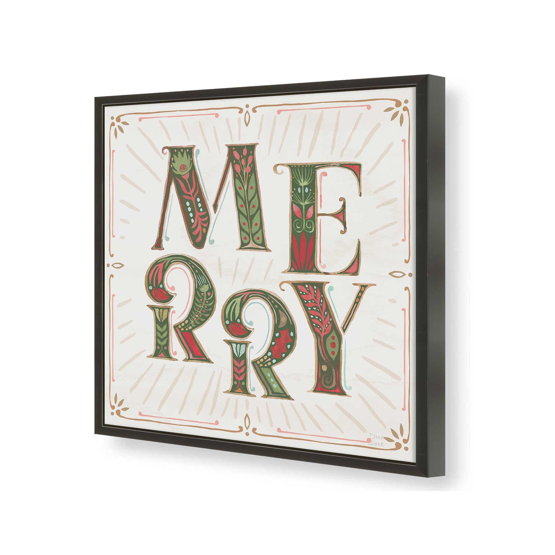 [Color:Satin Black], Picture of art in a Satin Black frame of the corner