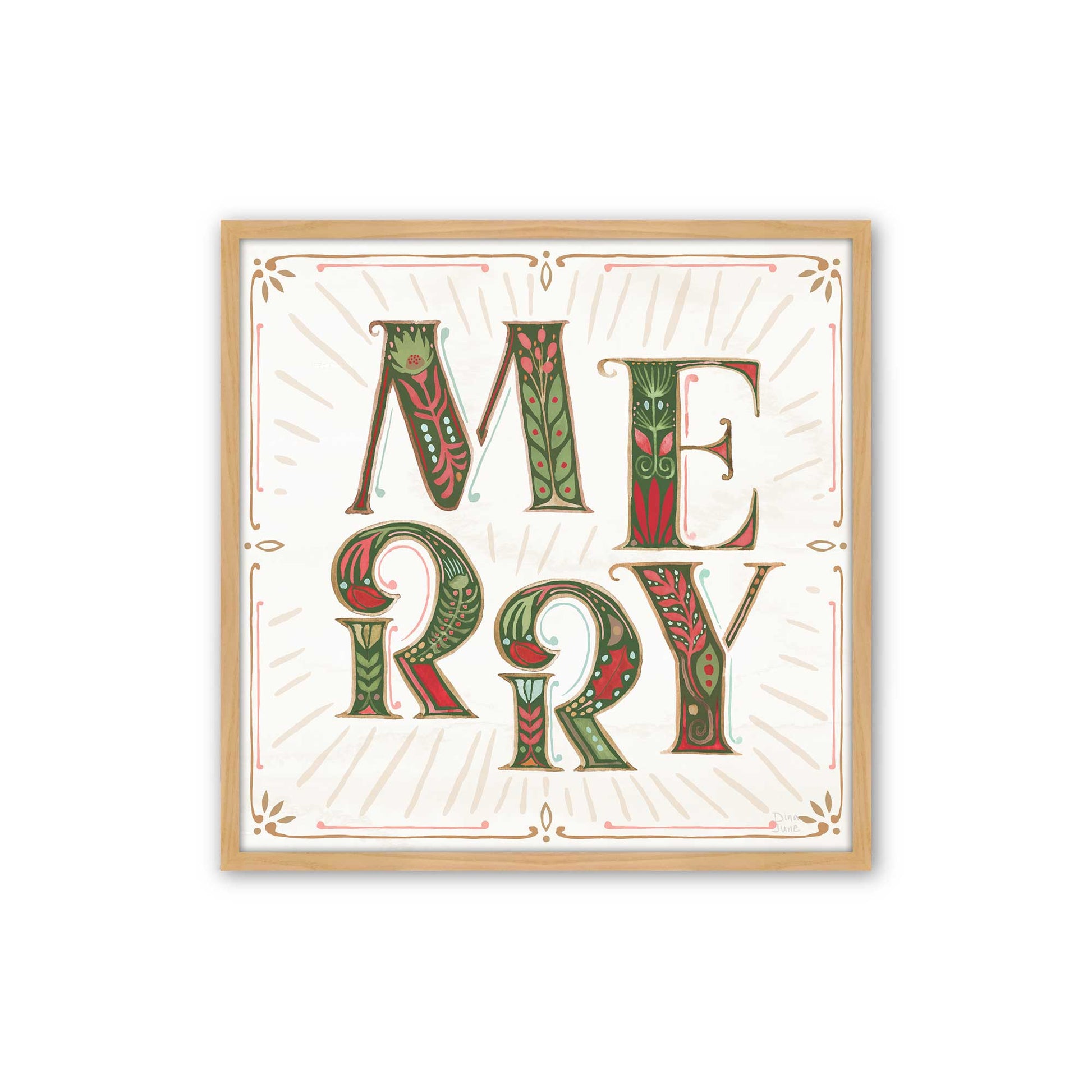 [Color:American Maple], Picture of art in an American Maple frame