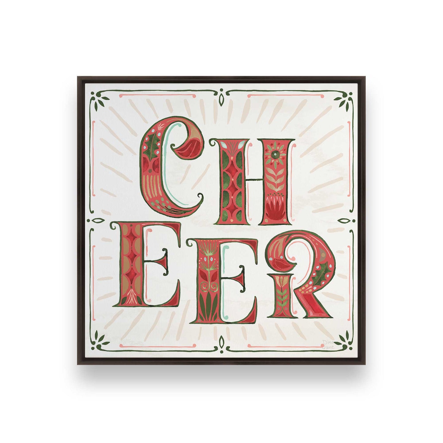 [Color:Espresso], Picture of art in an Espresso frame