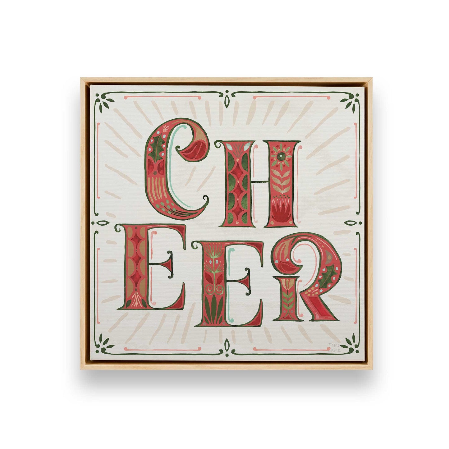 [Color:American Maple], Picture of art in a American Maple frame