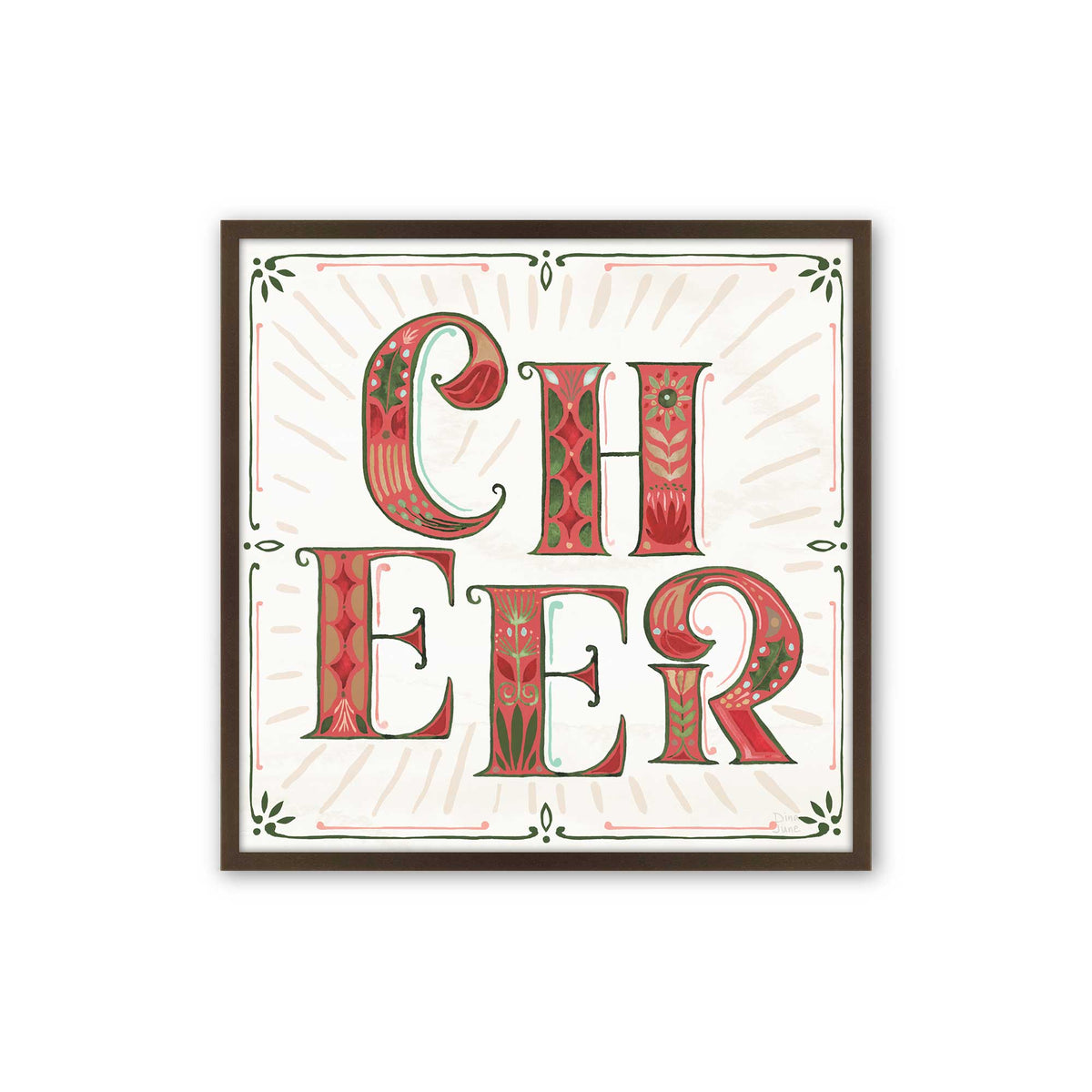 [Color:Belvinder Brown], Picture of art in a Belvinder Brown frame