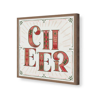 [Color:Walnut], Picture of art in a Walnut frame of the corner