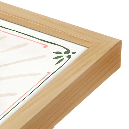 [Color:Espresso], Picture of art in a Espresso frame at an angle