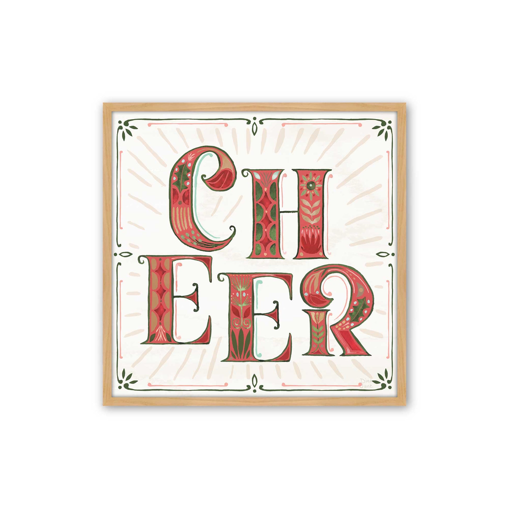 [Color:American Maple], Picture of art in an American Maple frame