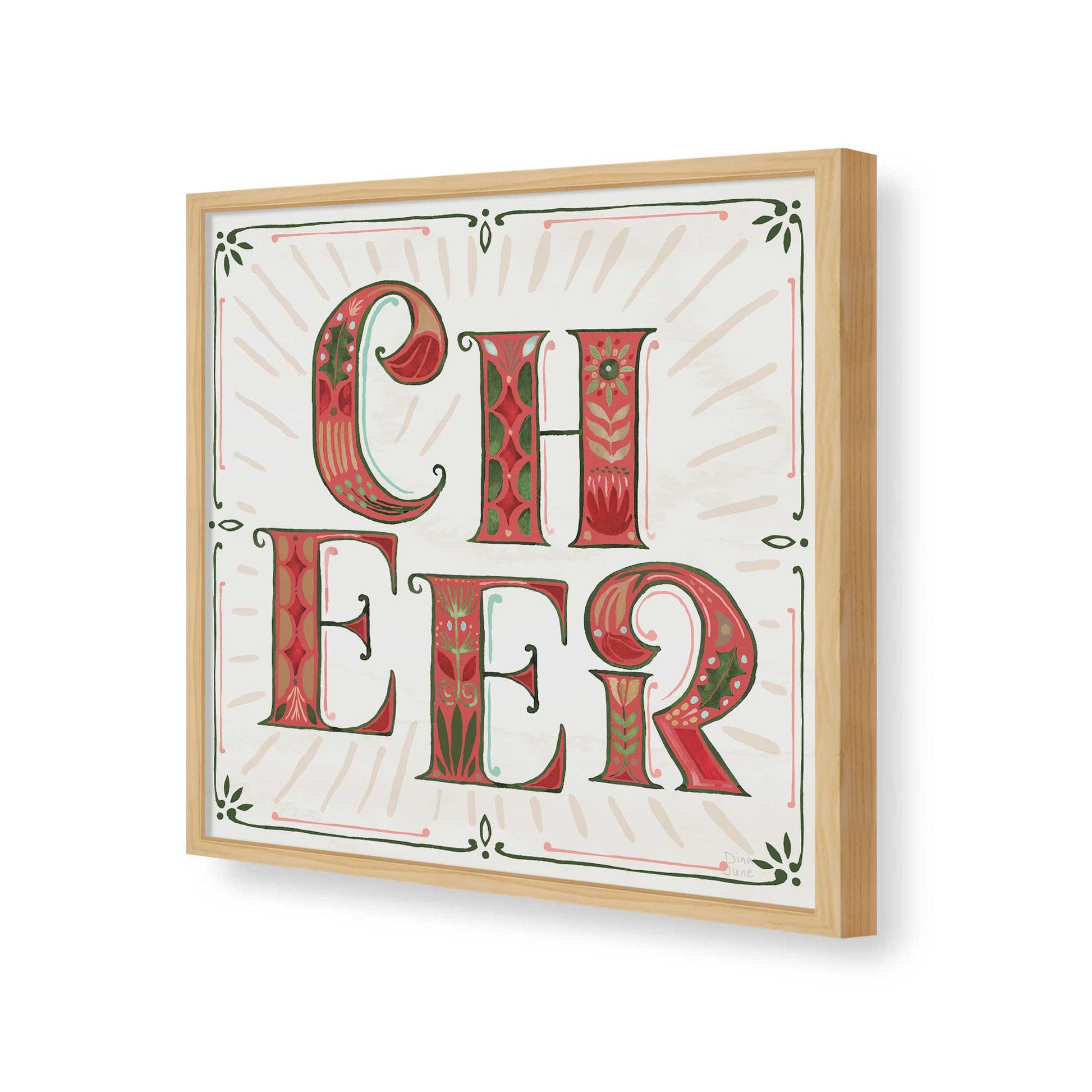 [Color:Espresso], Picture of art in a Espresso frame of the corner