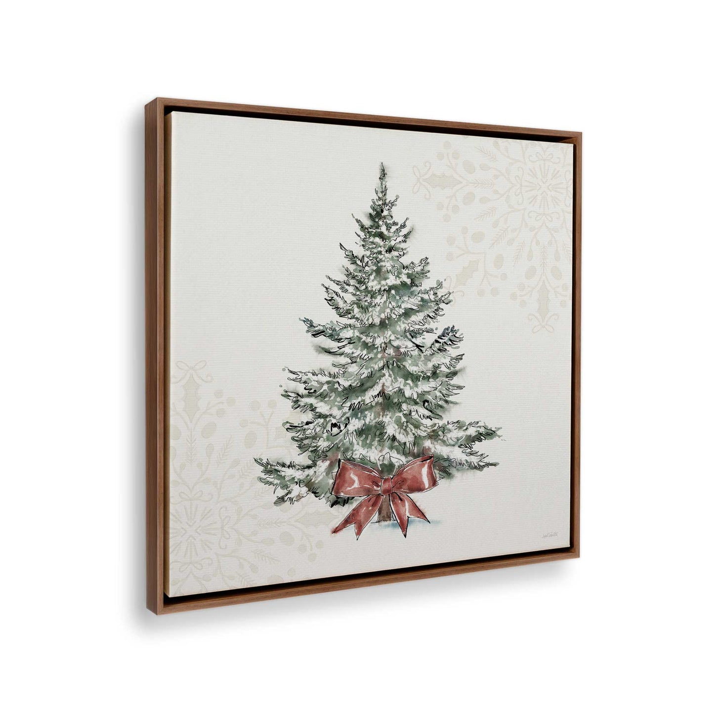 [Color:Walnut], Picture of the corner of the art