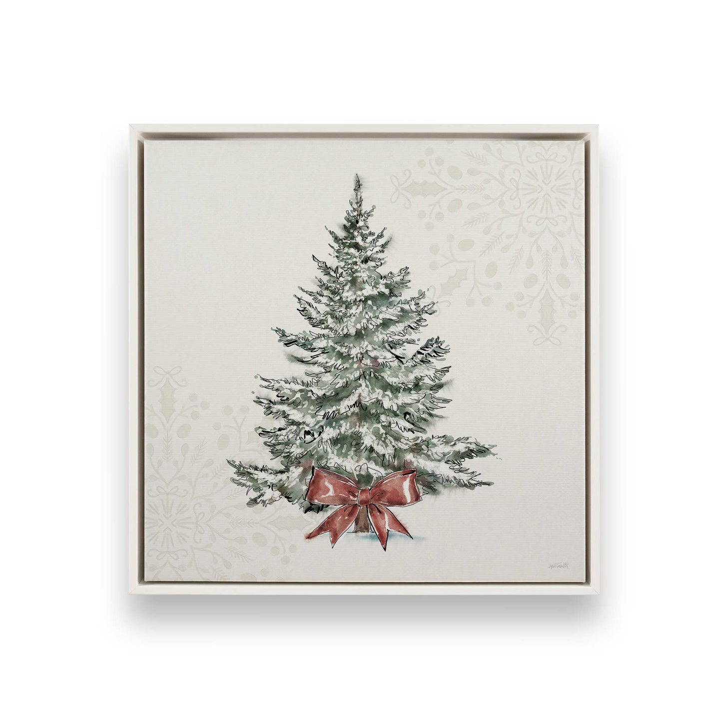 [Color:Opaque White], Picture of art in a White frame