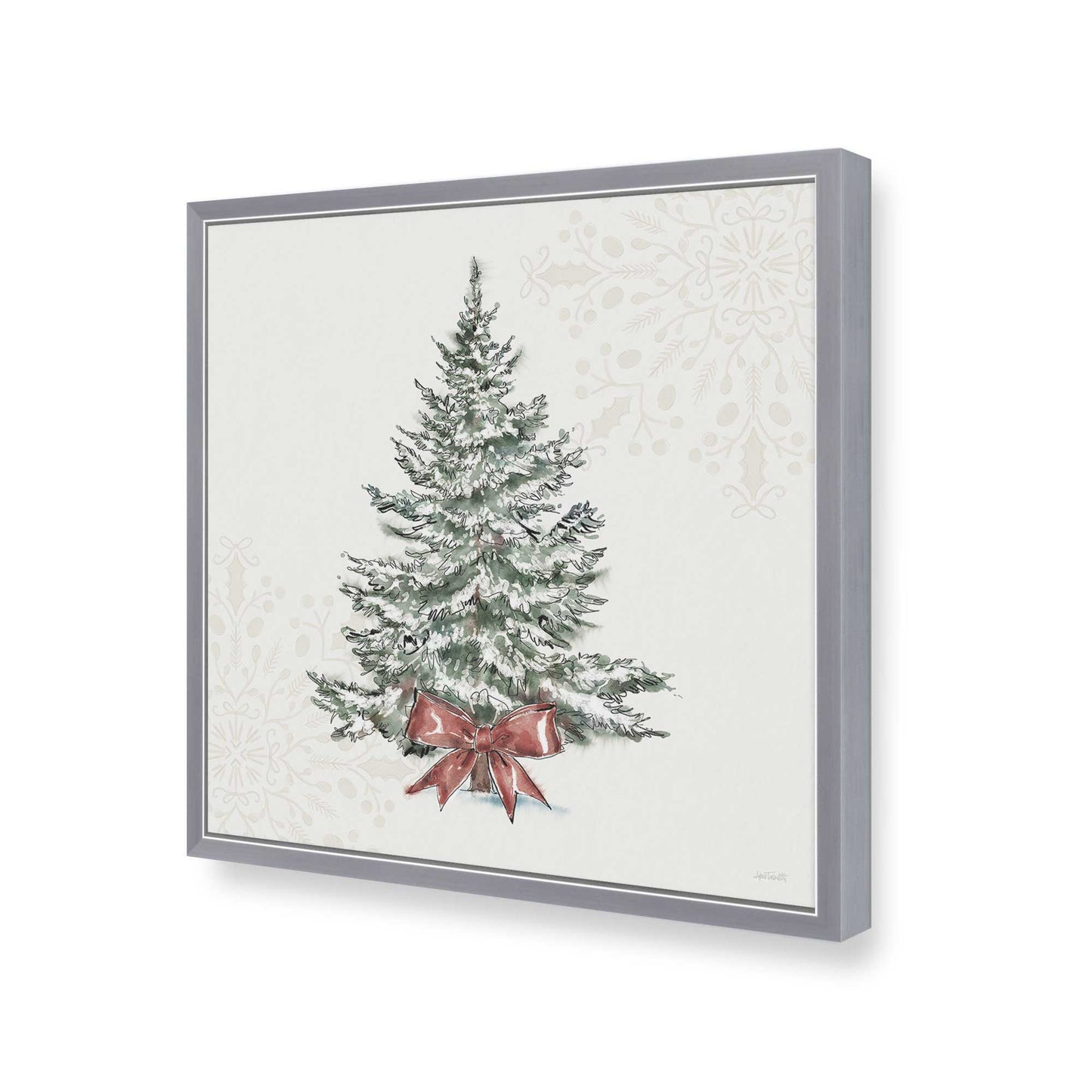 [Color:Polished Chrome], Picture of art in a Polished Chrome frame of the corner